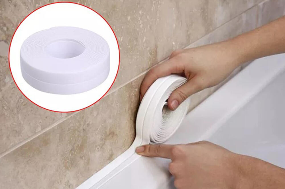 TRAKA KOJA ŠTITI SANITARIJE: Za ivice oko kade, lavaboa, sudopere – da sve izgleda kao novo!