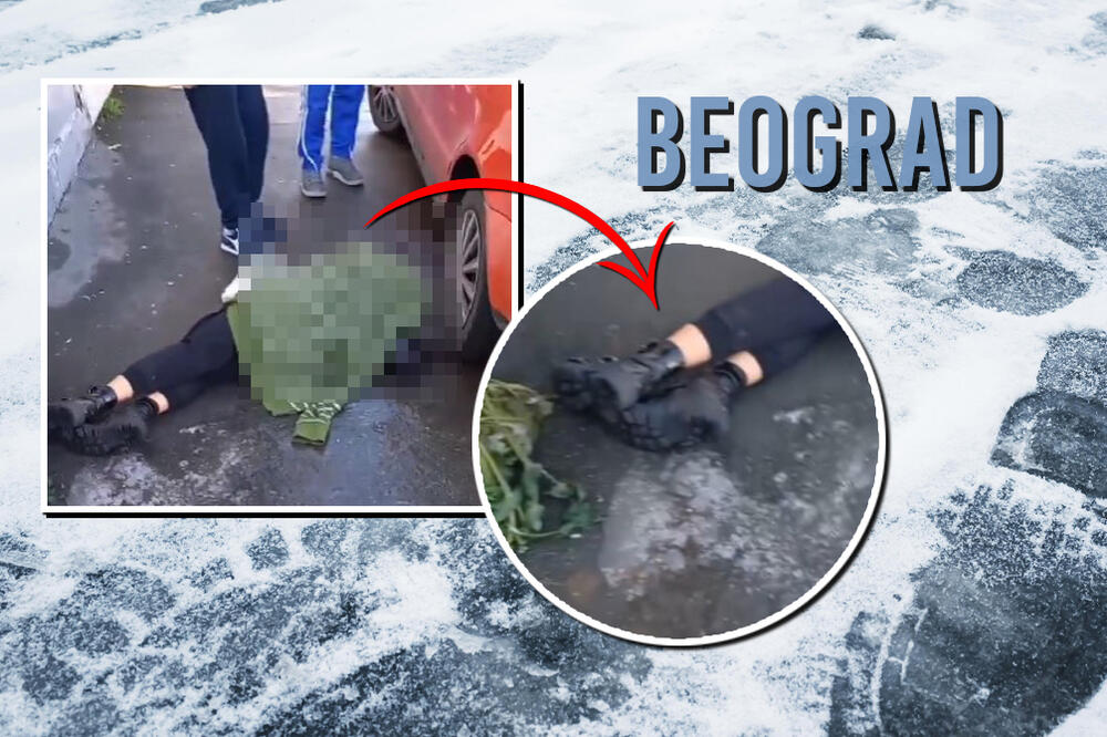UŽASNA SCENA U CENTRU BEOGRADA! Devojka nepomično leži na pločniku, naprsli su joj pršljenovi (UZNEMIRUJUĆI VIDEO)