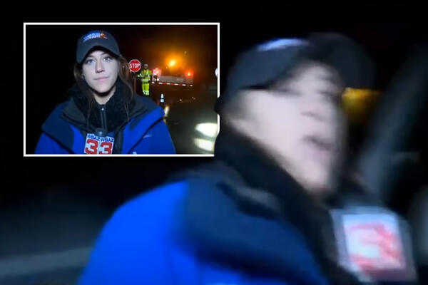 UŽAS U PROGRAMU UŽIVO! Reporterku UDARIO automobil, nestala je sa ekrana, a onda je usledio ŠOK MOMENAT (VIDEO)