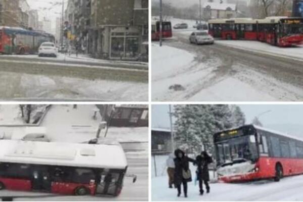 SNEG IZAZVAO OPŠTI KOLAPS! Sudaraju se VOZILIMA, gužva na GAZELI, kod BATAJNIČKE PETLJE 8 SUDARA! (VIDEO)