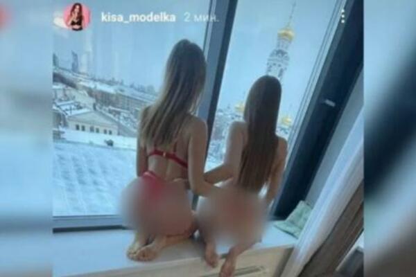 ANGELINA I NJENA DRUGARICA SE SLIKALE U VEŠU NA PROZORU HOTELA, A IZA NJIH CRKVA: Morali su da reaguju (FOTO)