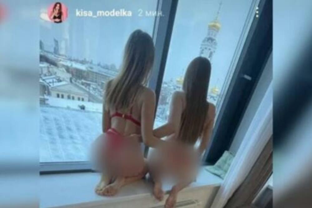 ANGELINA I NJENA DRUGARICA SE SLIKALE U VEŠU NA PROZORU HOTELA, A IZA NJIH CRKVA: Morali su da reaguju (FOTO)