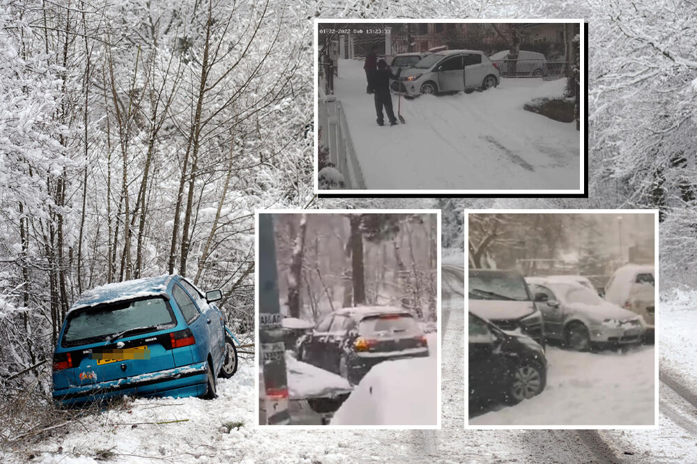 AUTOMOBILI DANIMA PROKLIZAVAJU PO BEOGRADSKIM ULICAMA! Ovo je najveća GREŠKA vozača, evo kako da izbegnete nesreću