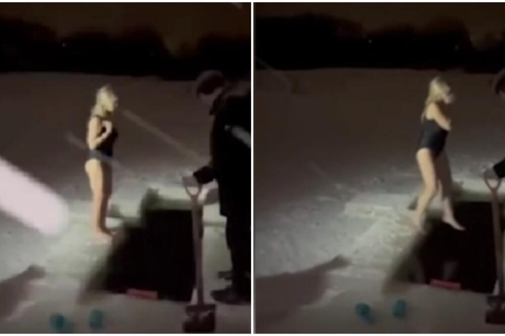 ANA POGINULA KAD JE SKOČILA U ZALEĐENU REKU ZA BOGOJAVLJENJE: Stradala pred DECOM, na sav glas VRIŠTALI! (VIDEO)