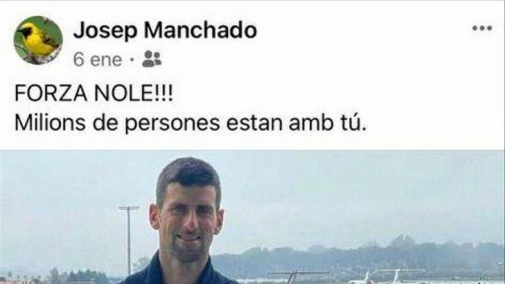 Đozep Mančado, Facebook, Tenis