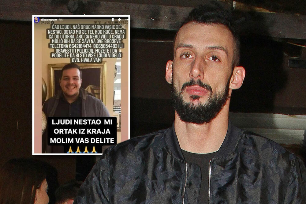 POZNATI REPER PRIJAVIO NESTANAK MARKA VASIĆA! Nema ga od utorka, telefon je ostavio kod KUĆE (FOTO)