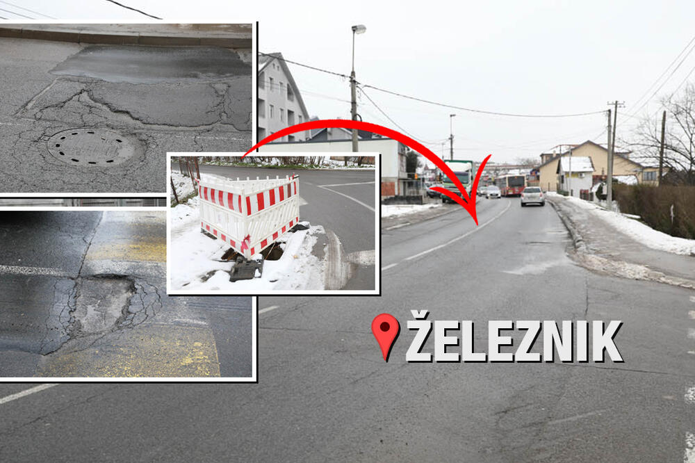 PUCA ASFALT, SVI SE PRAVE MUTAVI! U Železniku 2 kilometra ulice UTONULO, vozači čekaju da TOČKOVI poispadaju (FOTO)
