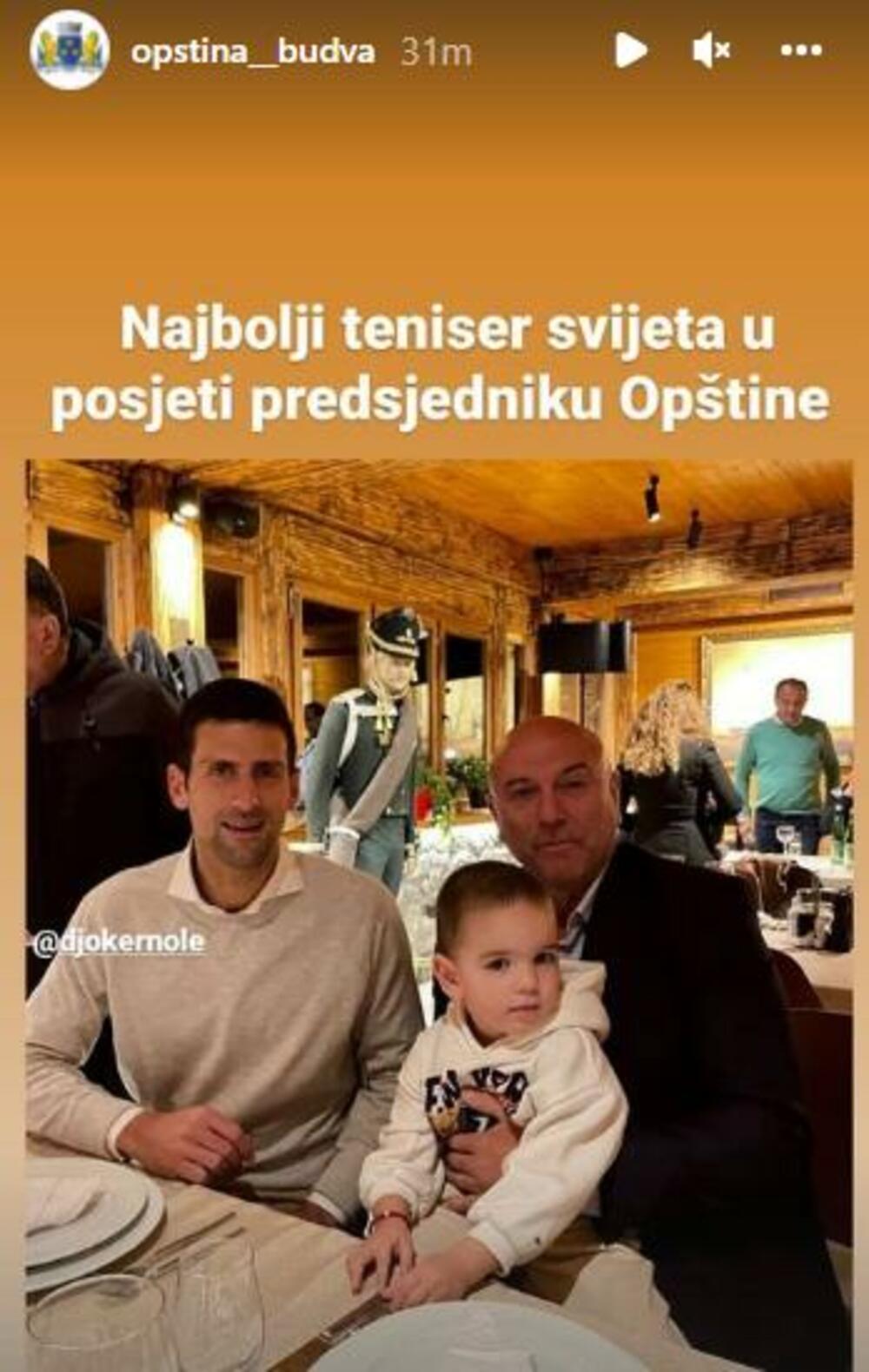 Marko Carević, Novak Đoković