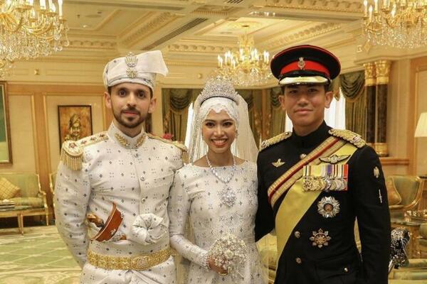 EKSTRAVAGANCIJA KAO NIKADA DO SAD! Raskošno VENČANJE koje je trajalo 9 DANA, sultan od BRUNEJA udao ĆERKU! (FOTO)