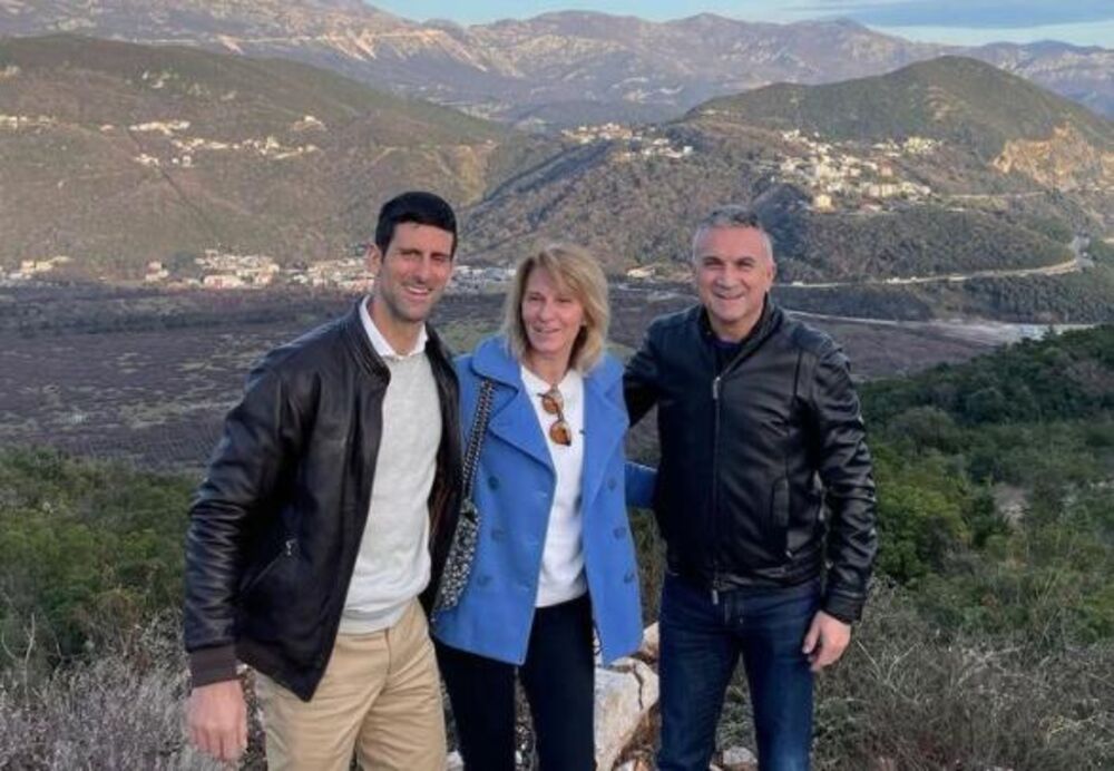 Novak, Dijana i Srđan Đoković
