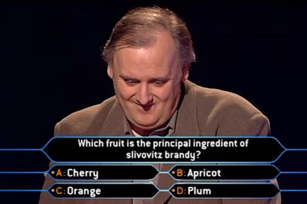 BRITANAC DOBIO PITANJE O SRPSKOJ ŠLJIOVICI: Odgovor vredi 125.000 funti, a evo šta je on rekao! (VIDEO)