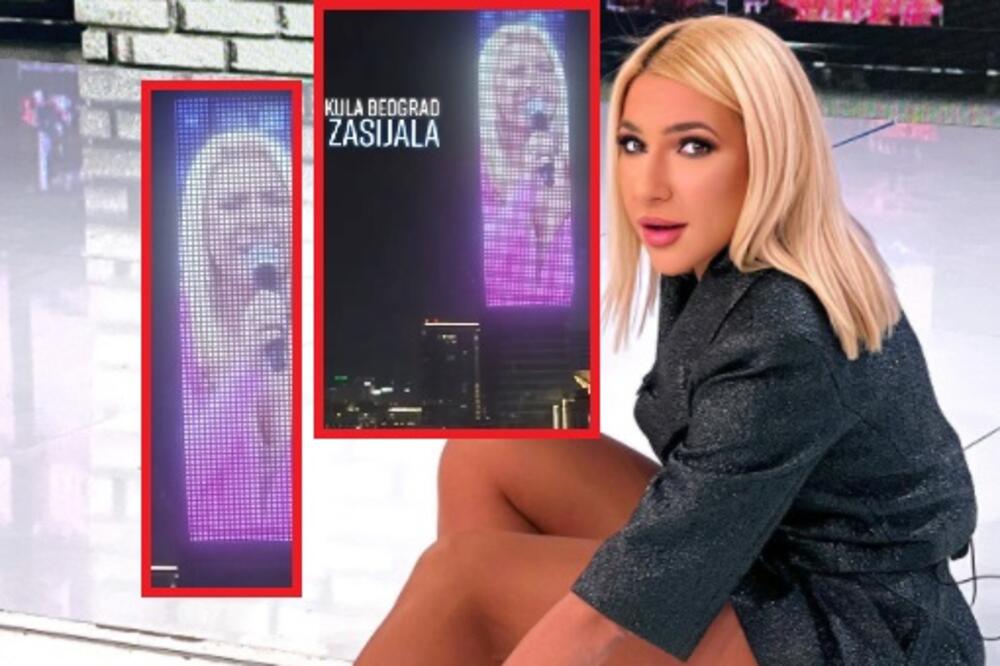 SADA SMO SVE VIDELI! KULA BEOGRAD ZASIJALA SA LIKOM JOVANE JEREMIĆ!