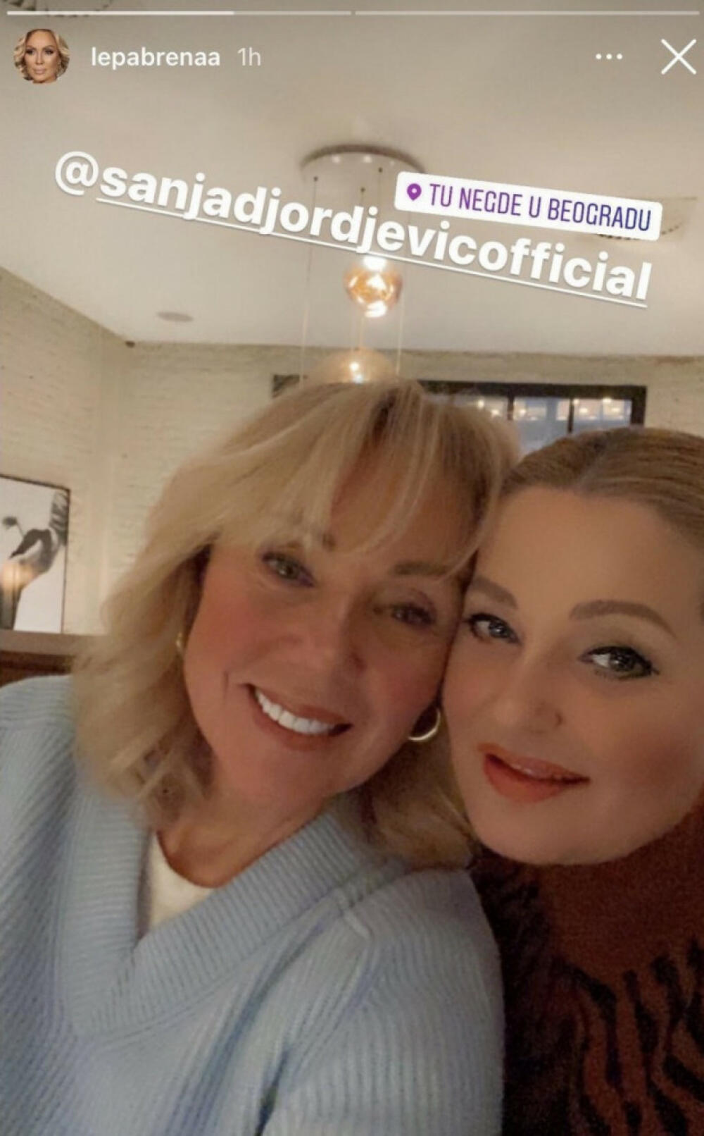 Lepa Brena, Sanja Đorđević