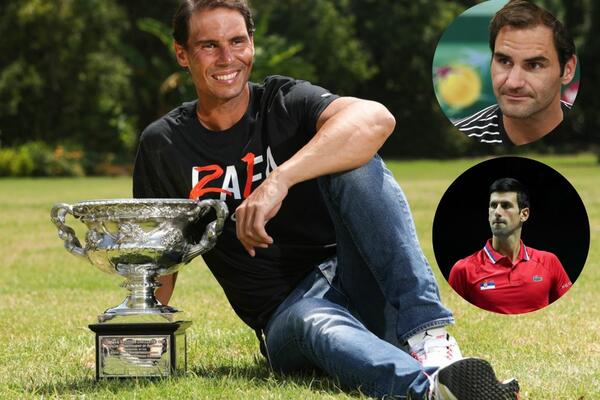 NADALA PITALI DA LI JE ODGOVORIO NA PORUKE FEDERERA I ĐOKOVIĆA: Evo šta je imao da im kaže!