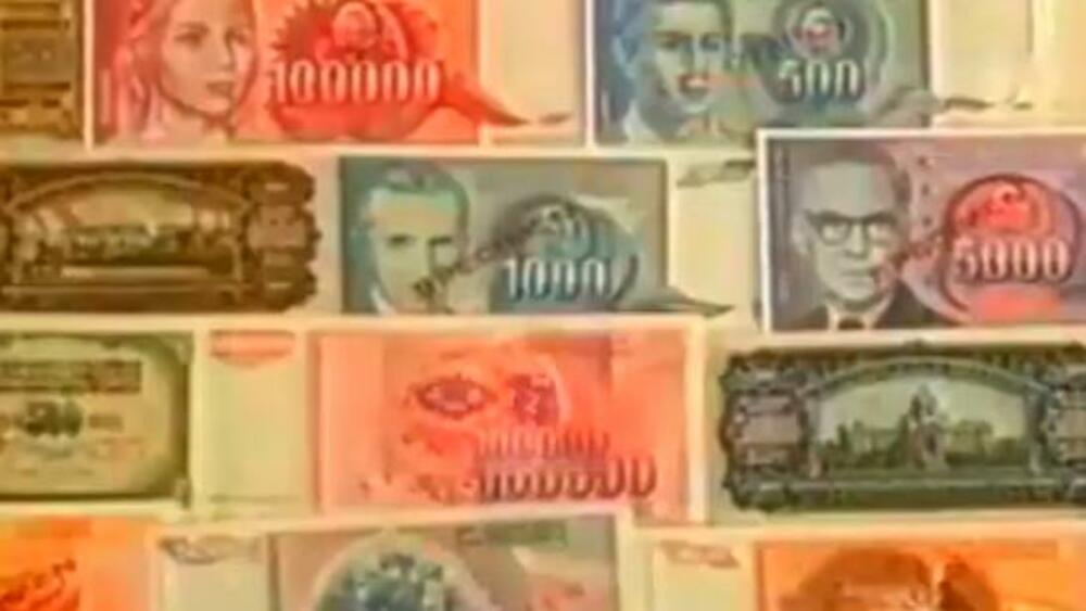 Hiperinflacija, Novčanice, Novac