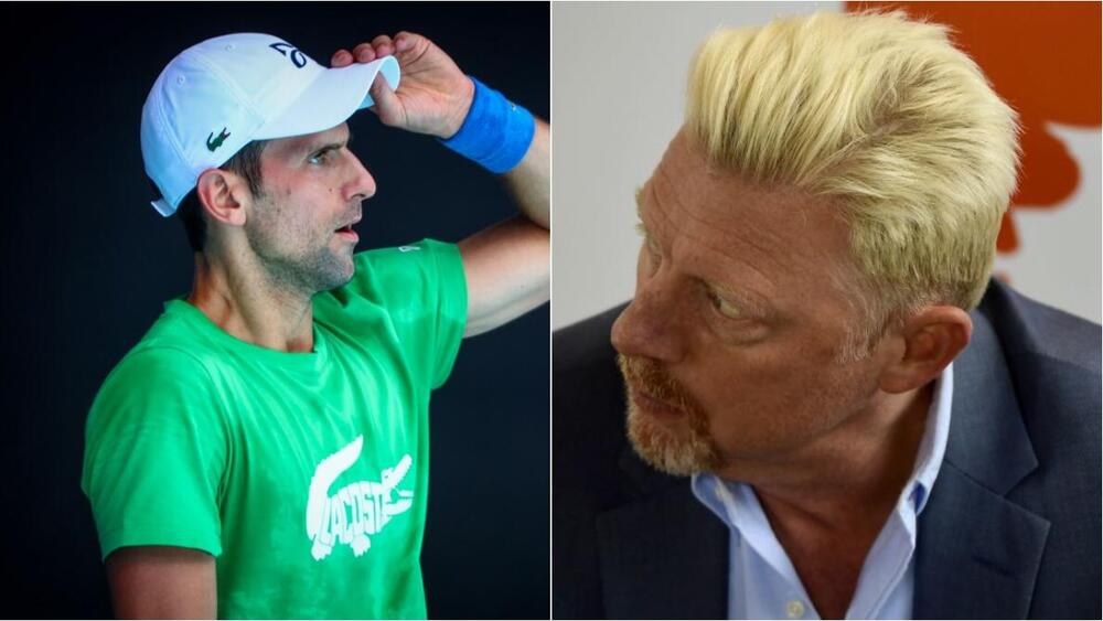 Novak Đoković, i Boris Beker