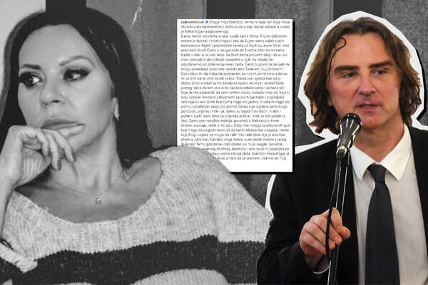 "GOVORILA MI JE DA NE NOSIM CRNO": Željko Mitrović se na POTRESAN NAČIN oprostio od Ksenije Vučić! (FOTO)