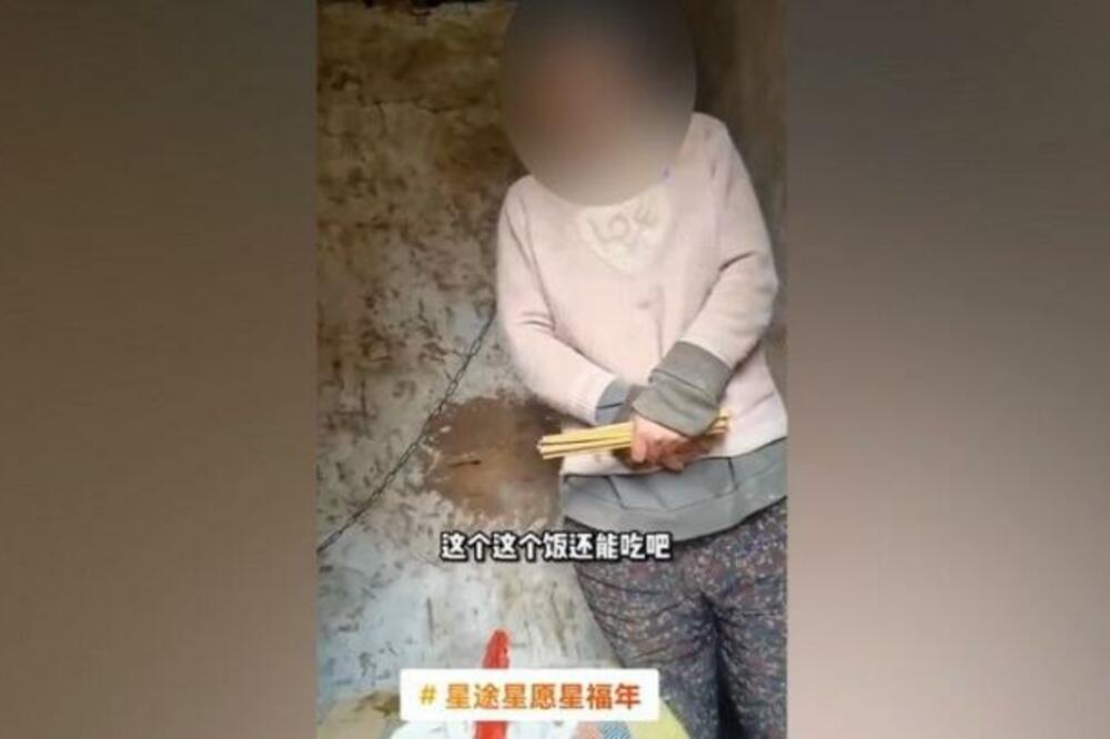 STRAVIČAN PRIZOR IZAZVAO ŠOK I BES U KINI! Žena zaključana u kolibi, okovana LANCEM oko vrata