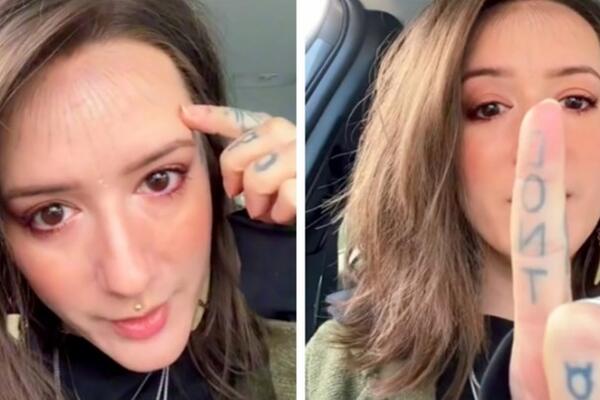 "DEVOJKO, MISLIO SAM DA SE PRETVARAŠ U VAMPIRA": Ljudi ZBUNJENI linijama na ČELU devojke,evo o čemu je reč (VIDEO)