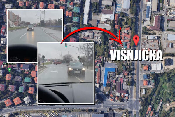 DEČKO, KO TI DADE DOZVOLU?! Ovako nešto se ne viđa svaki dan u Beogradu, lik je ODLEPIO skroz (ŠOK VIDEO)