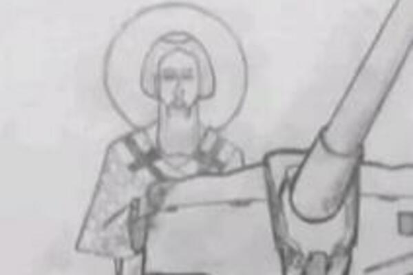 MALI STEVO SE DOHVATIO OLOVKE I DAO SEBI "ODUŠKA": Ma, da li je OVAJ crtež SVETOG SAVE zaista delo OSNOVCA?! (FOTO)