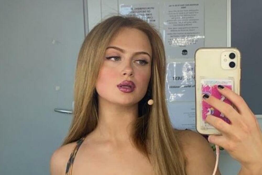 UF, KAKVO TELO! Pokazala OBLINE u OSKUDNIM TRAKICAMA, USLIKANA OTPOZADI (FOTO)