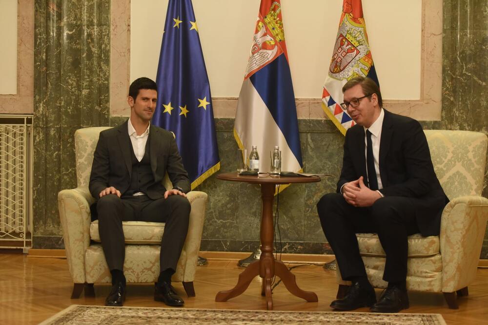Novak Đoković, Aleksandar Vučić
