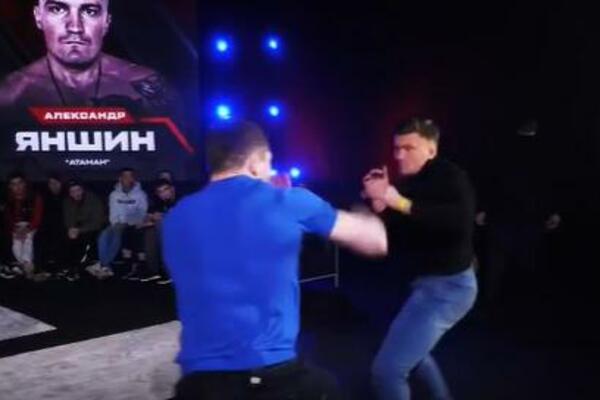 RUSKI BORCI NAPRAVILI HAOS U STUDIJU: Nije mogao da istrpi udarac PESNICOM, pa je "Igl kikom" RAZNEO rivala! VIDEO