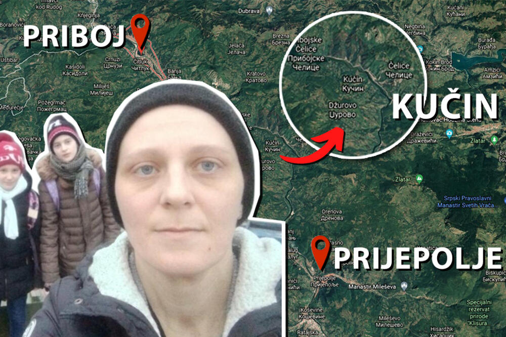MARINA VESLA KROZ ZALEĐENI LIM NA NIČIJOJ ZEMLJI? Dok se Priboj i Prijepolje prepucavaju, majka rizikuje život dece