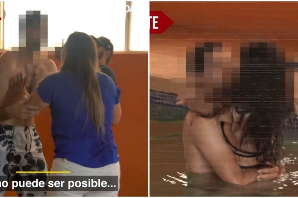 UHVATILA JE MUŽA I ROĐENU SESTRU GOLE U BAZENU! Posle njene reakcije ostaćete u potpuno ŠOKU! (VIDEO)