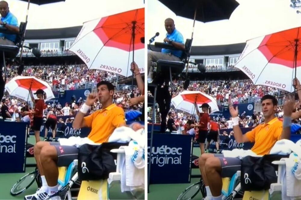 IGRALO SE NA BETONU A TRAVA U VAZDUHU! NA TRIBINAMA ZAPALILI "LULU MIRA" NOVAK OSETIO PA IZAZVAO OSMEHE! (VIDEO)