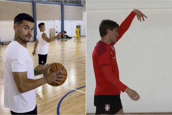 VLAHOVIĆ REŠETA I NA KOŠARKAŠKOM TERENU: Ali RADONJIĆEV potez ostaje nenadmašan! (VIDEO)