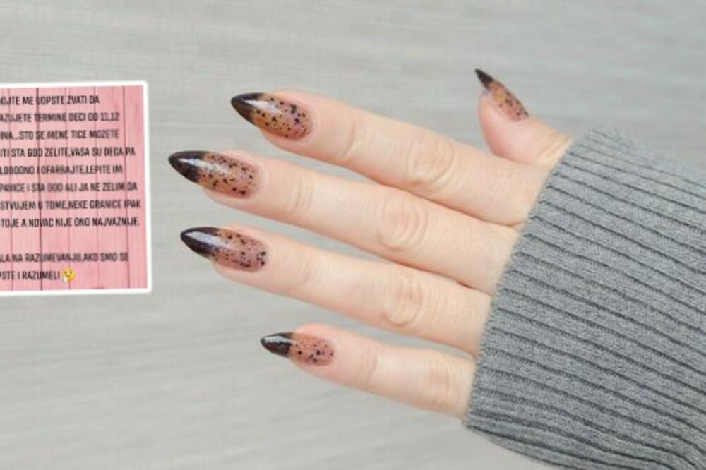 "NE ZOVITE DA ZAKAZUJETE TERMINE DECI OD 11 GODINA!" Kozmetičarka pobesnela na roditelje, POSLALA IM PORUKU (FOTO)