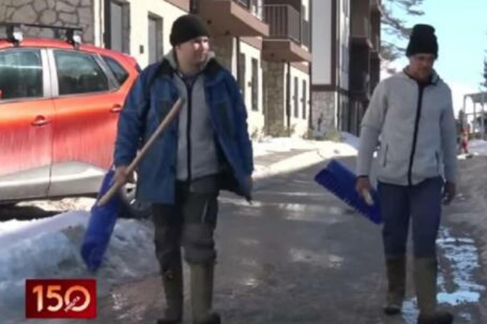 SUNČANU KUBU ZAMENILI SRBIJOM: Anhel napustio posao i došao na Zlatibor da čisti SNEG! (FOTO)
