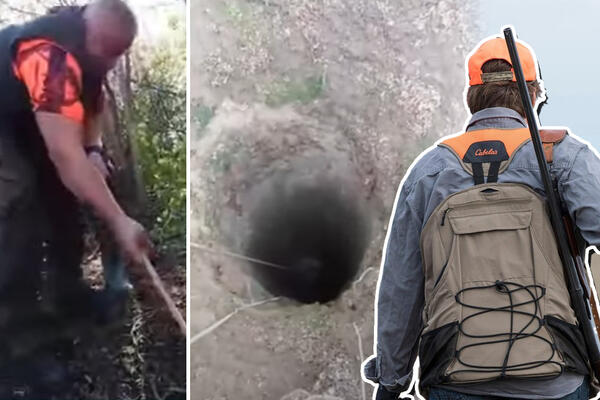 "LOVCI JOŠ JEDNOM POKAZALI LJUBAV PREMA ŽIVOTINJAMA": Rizikovali su ŽIVOT da bi spasili PSA IZ BUNARA! (VIDEO)