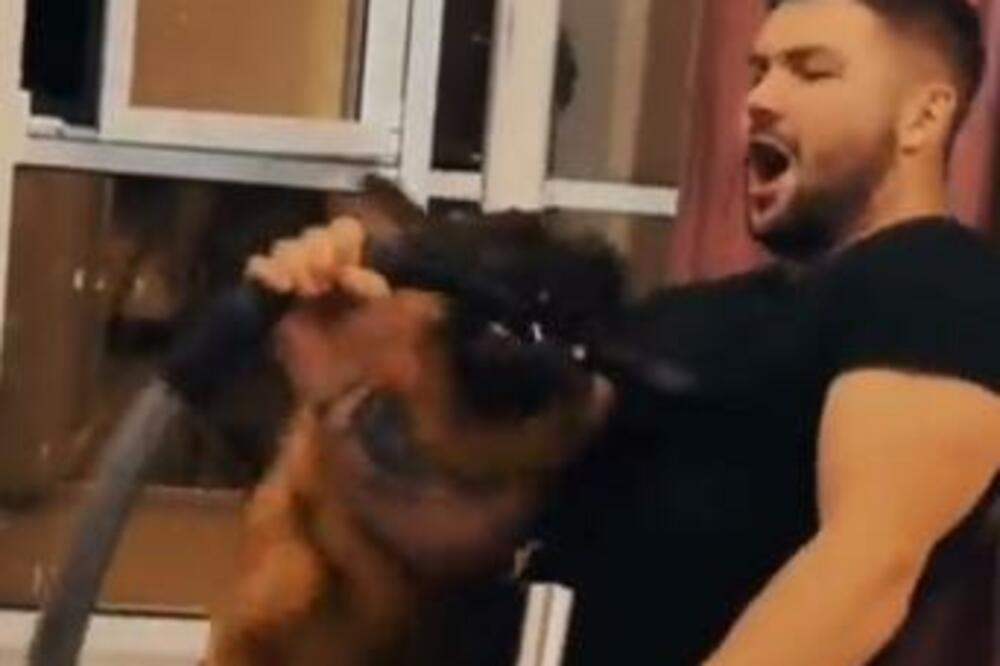 USISIVAČ "NAPAO" VLASNIKA, A ONDA SE UMEŠAO ON: Snimak koji je naterao LJUDE DA PROBAJU ISTO (VIDEO)