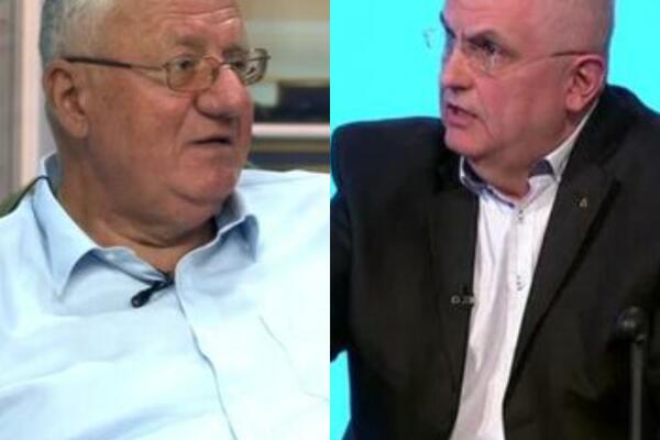 URNEBESAN VIC: Šešelj ugleda Čanka na aerodromu..