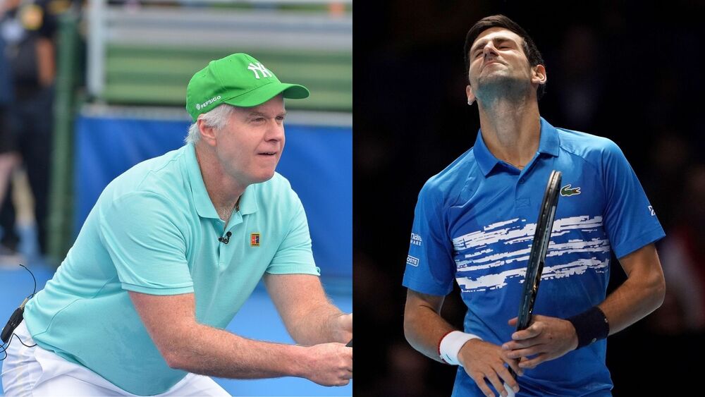 Patrik Mekinro i Novak Đoković