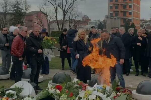 NEZGODA NA ŠABANOVOM POMENU: BUKNUO PLAMEN NA GROBU, ODMAH REAGOVALI!