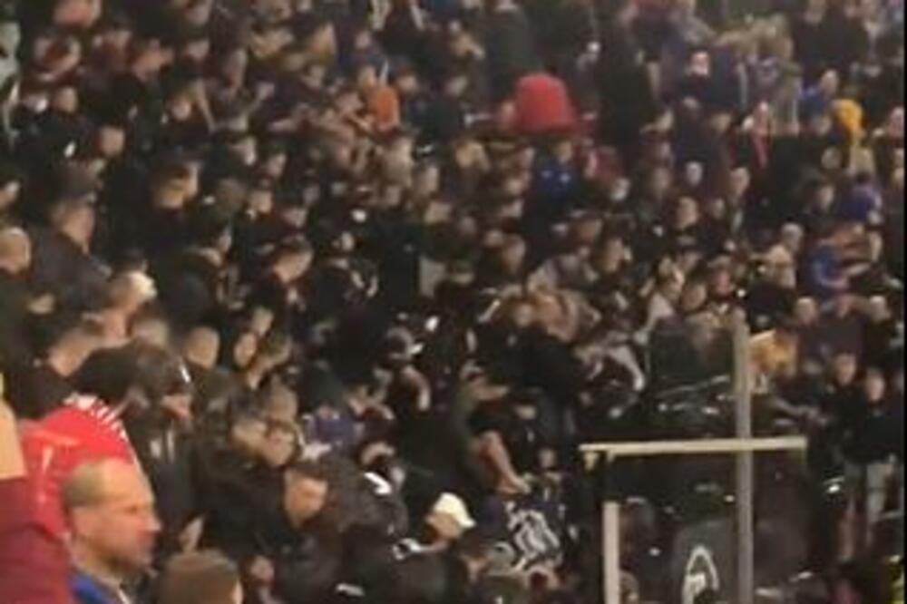 TUŽNO I STRAŠNO! LETELE STOLICE, "SEVALE" PENDRECI! HRVATI HAOS IZ GRADA PRENELI NA STADION! (VIDEO)