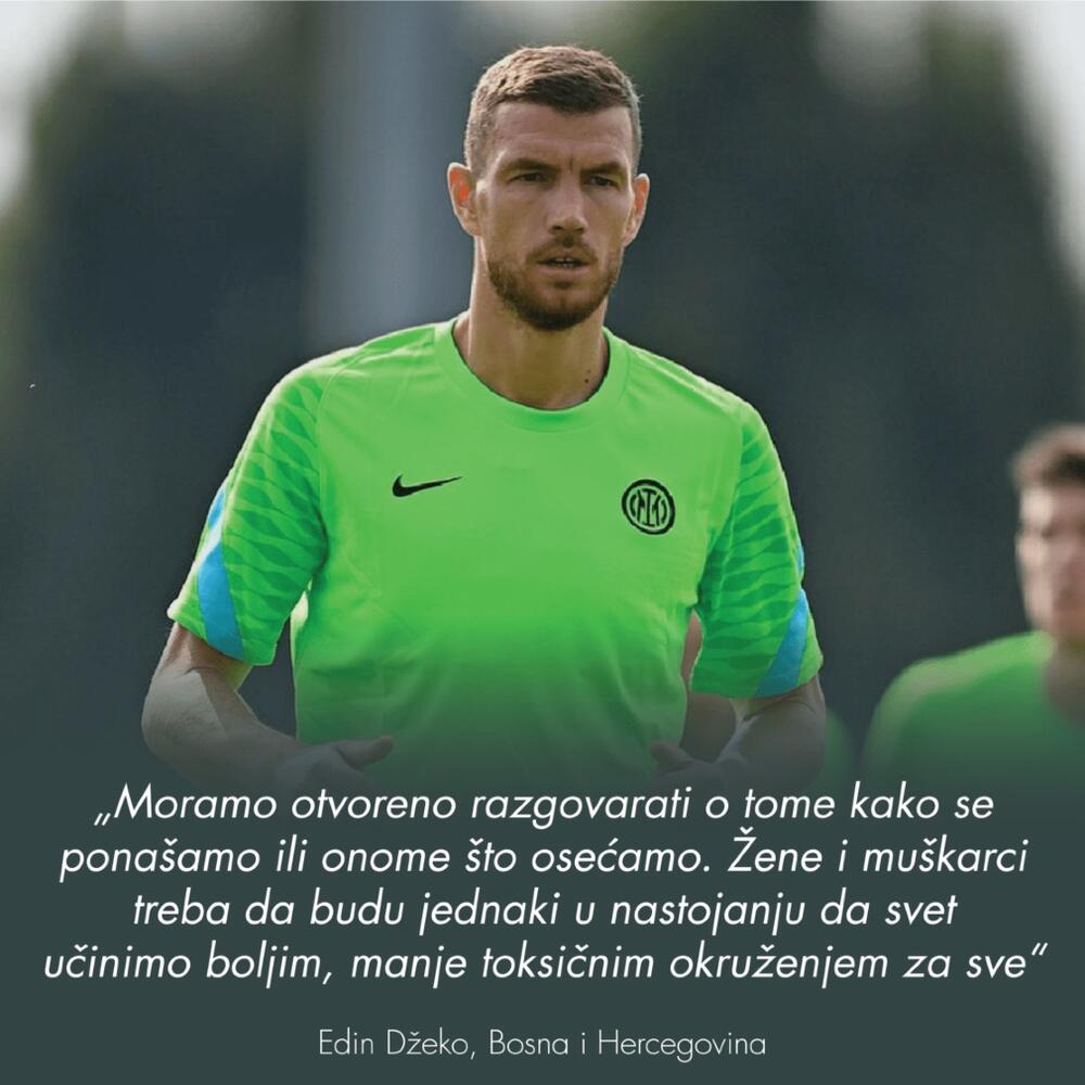Nemanja Matić, Edin Džeko