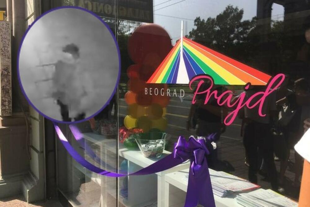 POČEO DA LOMI INVENTAR I PRETI ZAPOSLENIMA! Novi napad na Prajd info centar, KAMERE SVE SNIMILE! (VIDEO)