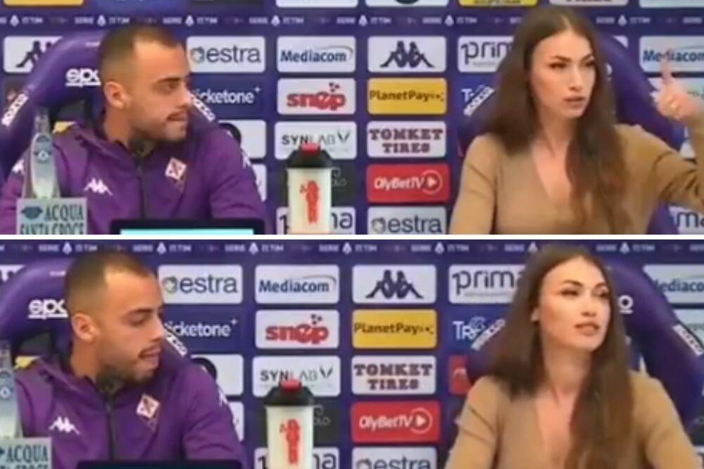 PERVERZNJAK! VLAHOVIĆEV NASLEDNIK SE ZAGLEDAO U DEKOLTE LEPE NOVINARKE OBLIZUJUĆI USTA! (VIDEO)