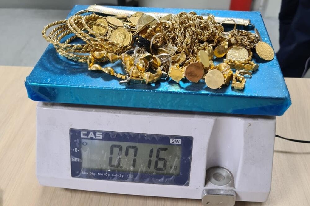 UPRAVA CARINE SAOPŠTILA: Od početka godine zaplenjeno više kilograma zlata!