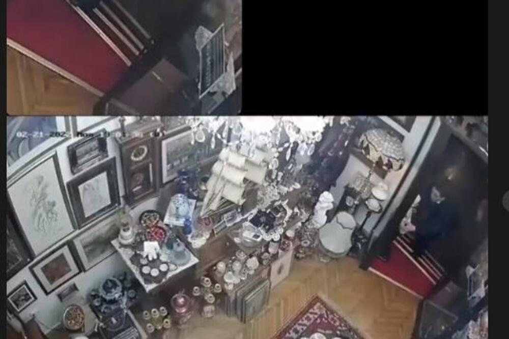BIZARNA KRAĐA SNIMLJENA U BEOGRADU! Pogledajte šta je čovek pokupio ispred radnje, da li ga prepoznajete? (FOTO)