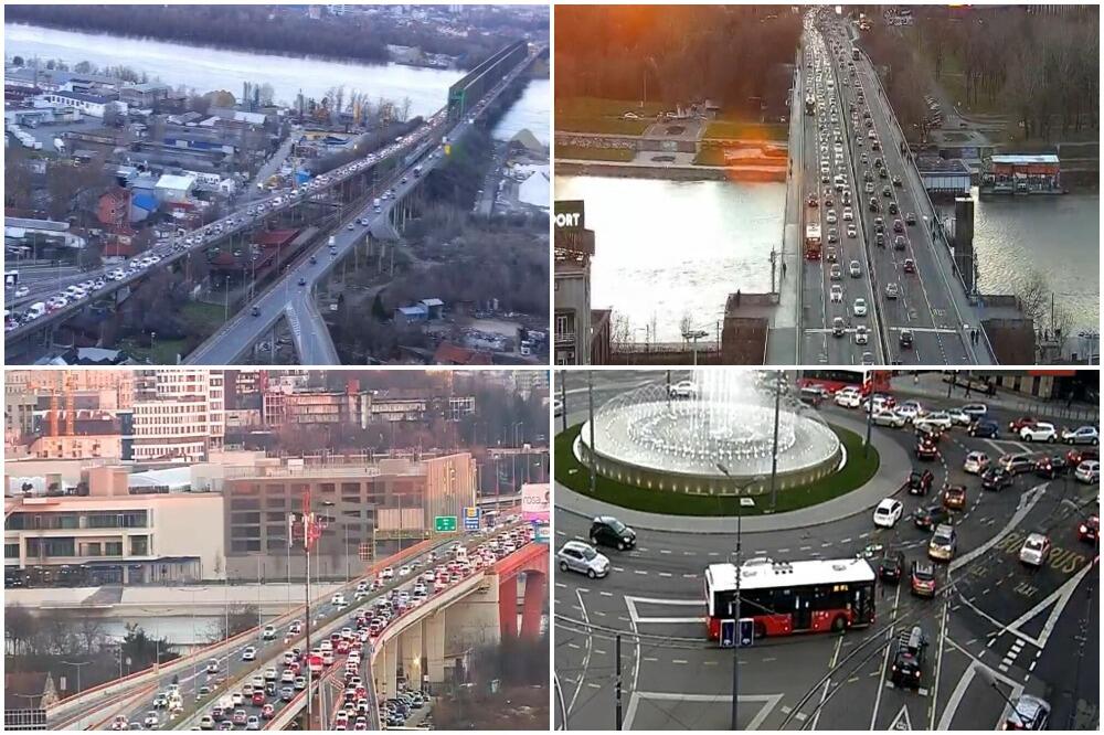 POPODNEVNA GUŽVA U PRESTONICI: Ove saobraćajnice su zakrčene! (FOTO)