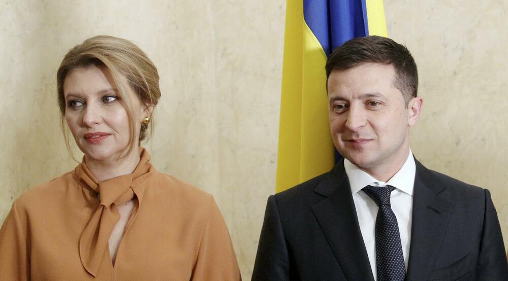 Jelena Zelenski, Volodimir Zelenski