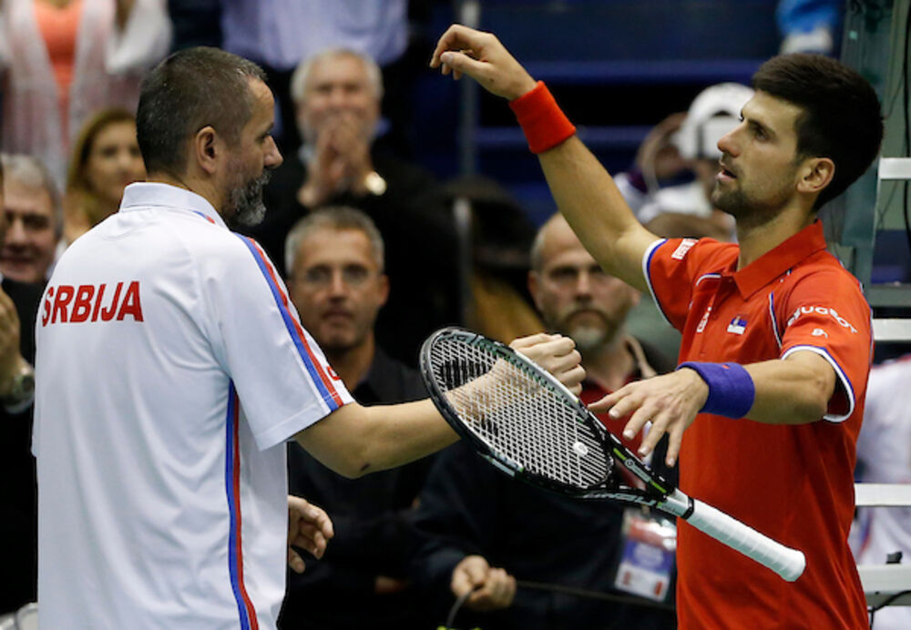 Bogdan Obradović i Novak Đoković