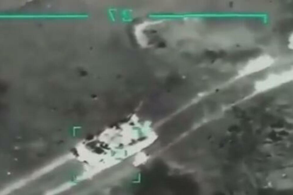 TENZIJE NE JENJAVAJU! Ukrajina objavila snimak UNIŠTAVANJA ruskih tenkova (VIDEO)