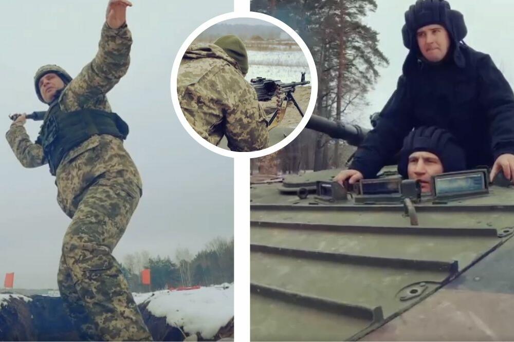 SPREMAO SE ZA RAT! PUŠKA U RUKAMA! BACA BOMBE! VOZI TENK! VOJNA OBUKA KOJU JE KLIČKO PROŠAO! (VIDEO)